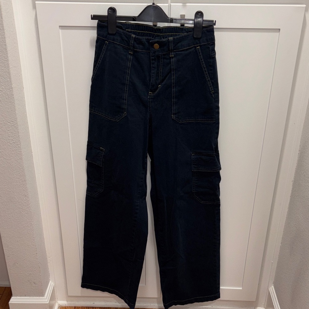 Navy Cargo Pants - bought at target - wild fable